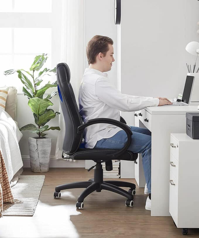 Cadeira ajustável ergonómica para escritório
