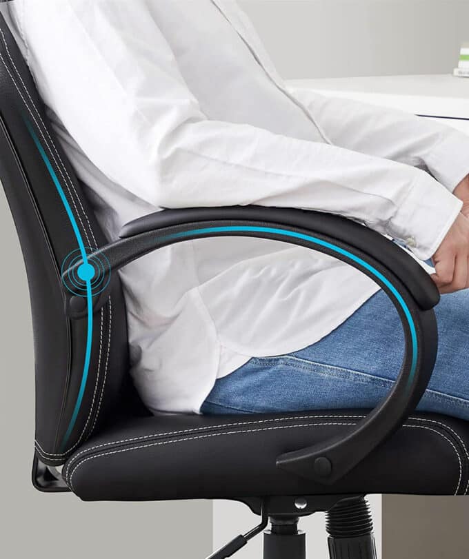 Cadeira ajustável ergonómica para escritório