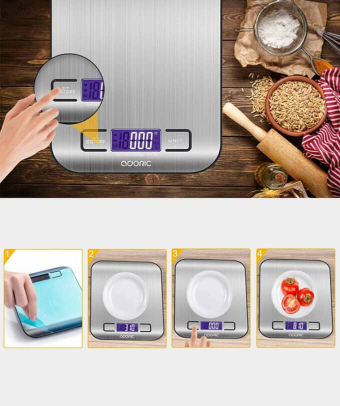 Balança alimentar digital multifuncional