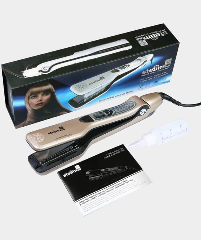 Alisador de cabelo a vapor