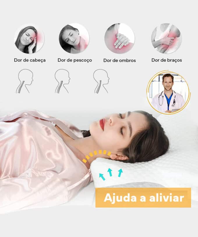Almofada ortopédica viscoelástica