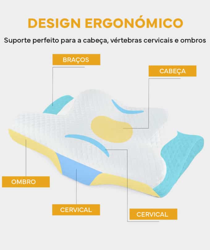 Almofada ortopédica viscoelástica