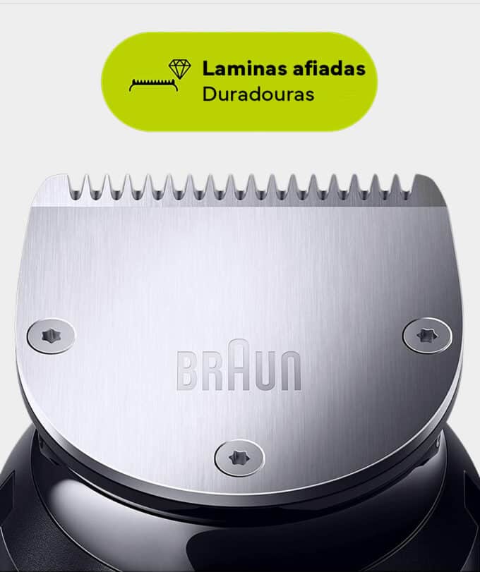 Máquina de barbear Braun 10 em 1