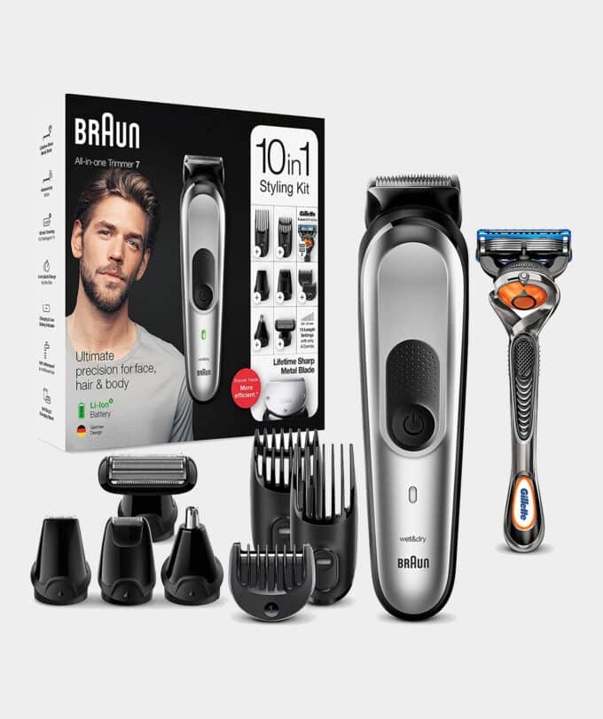Máquina de barbear Braun 10 em 1