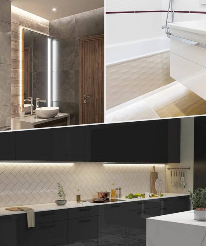 Fita LED de 3 metros com comando