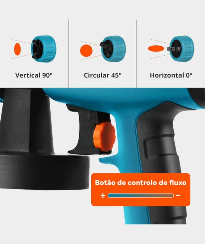 Pistola de pintura eléctrica
