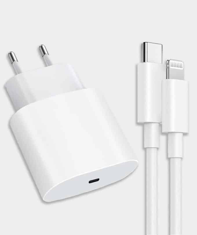 Carregador rápido certificado para iPhone