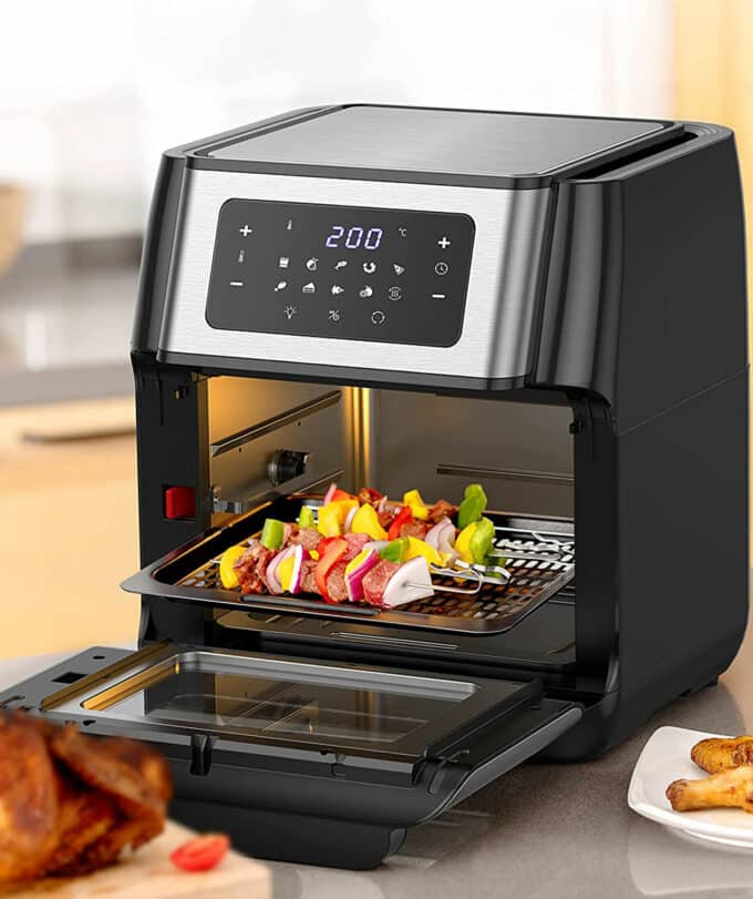 Mini forno com 10 programas