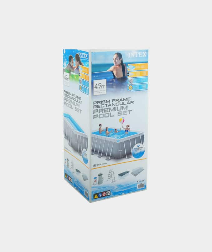 Intex Prism Frame Retangular (Full Pack) 488 x 244 x 107 cm